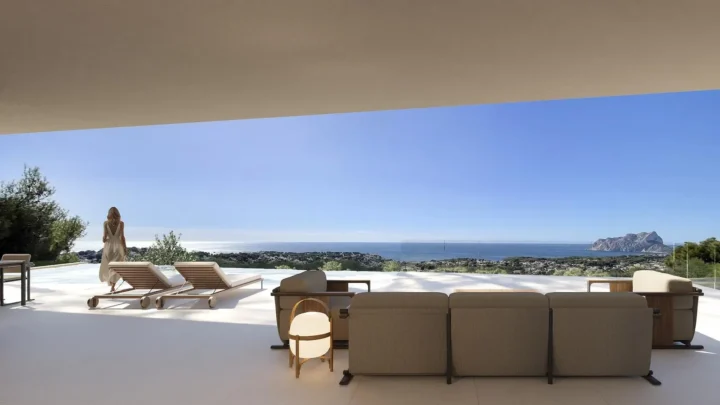 Luxury Contemporary Villa with Panoramic Sea Views in Montemar, Benissa