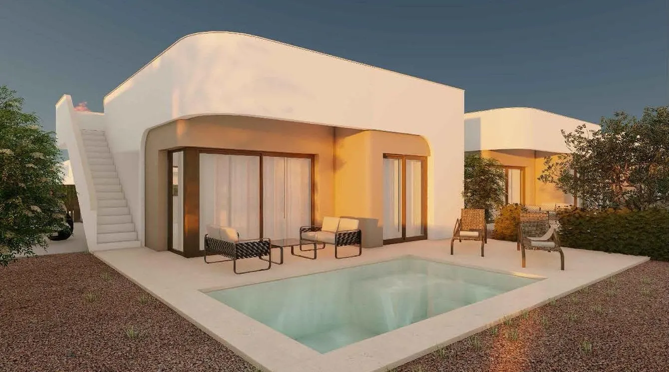 Exclusive villas with private pools at Hacienda del Álamo Golf Resort, Costa Cálida — 1
