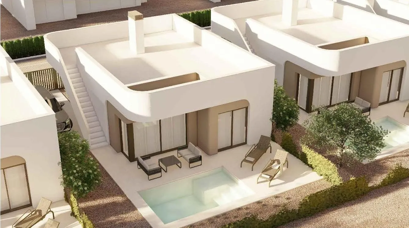 Exclusive villas with private pools at Hacienda del Álamo Golf Resort, Costa Cálida — 2