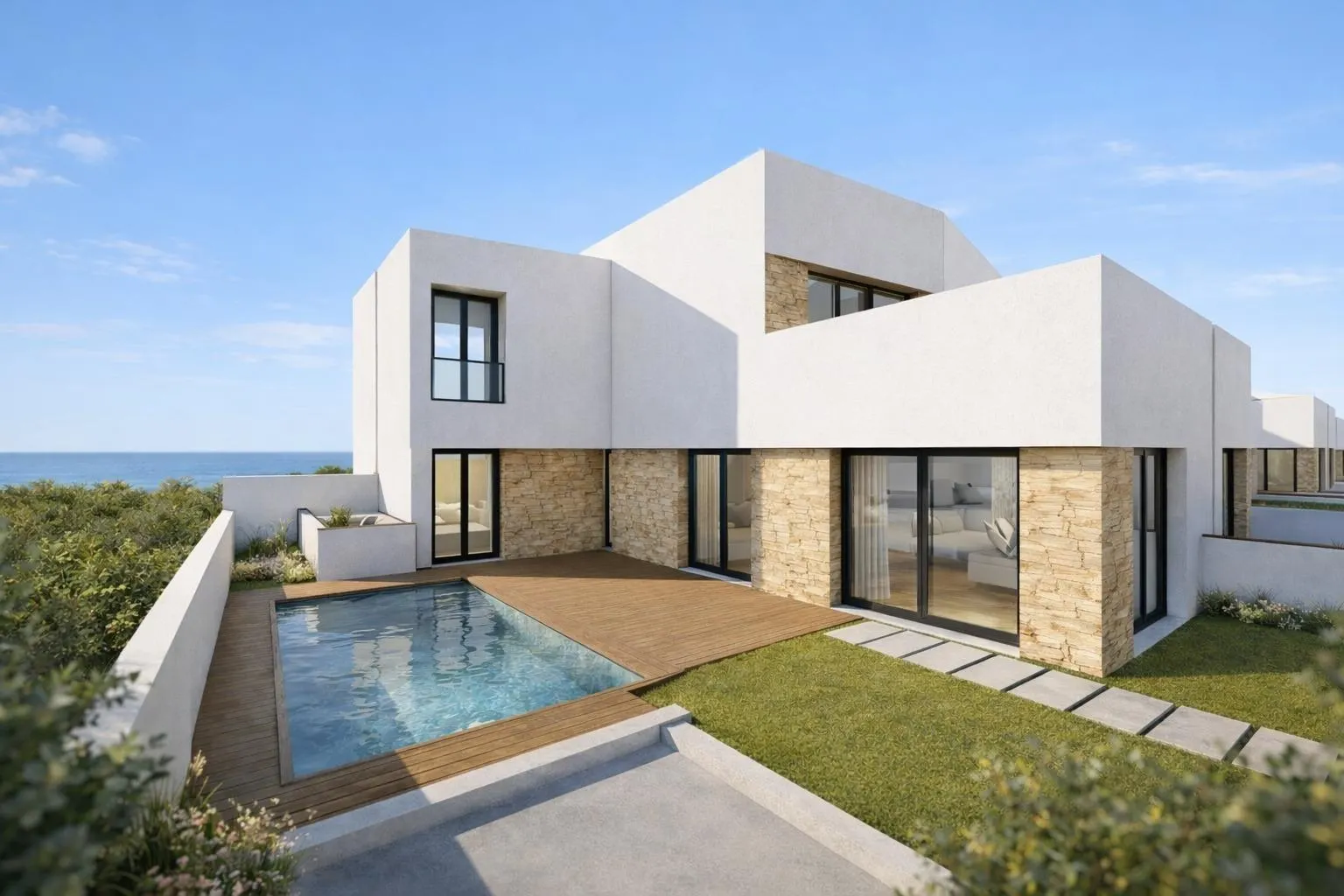 Modern New Build Quad Villas in Bigastro, Alicante — 1