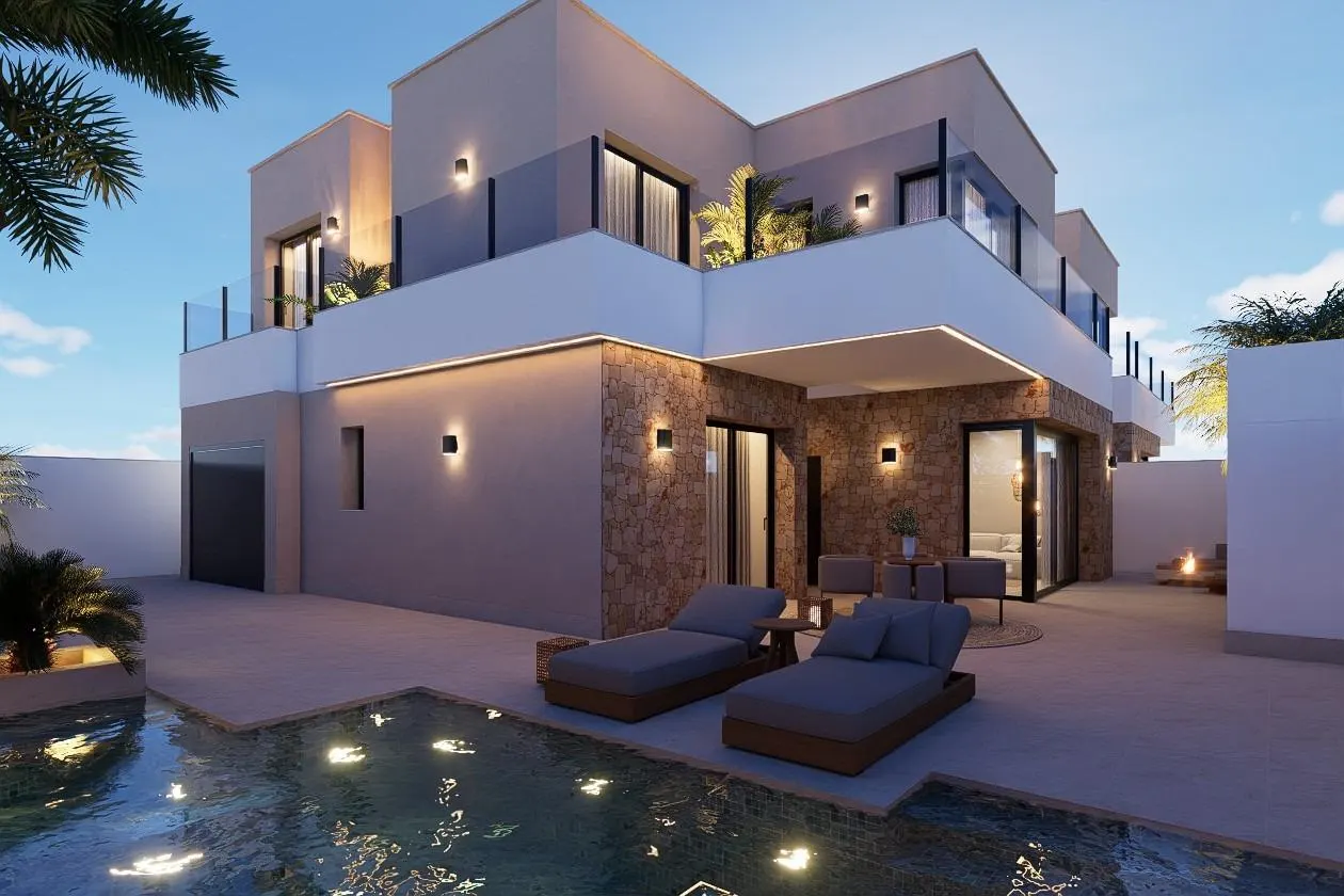 New Build Luxury Villas for Sale in San Pedro del Pinatar Near the Mar Menor — 1