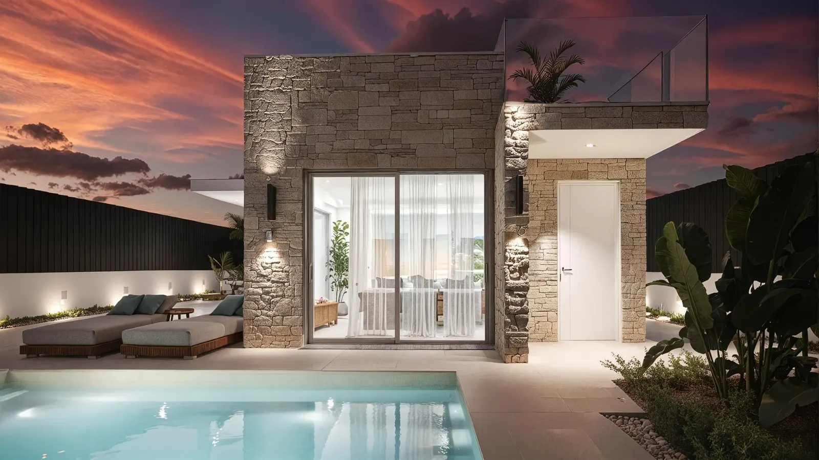 Exclusive New Build Villas with Private Pool Near the Beach in Los Alcazares — 3