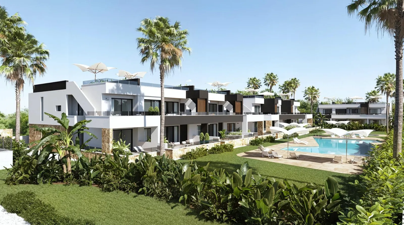 New Build Bungalows for Sale in Lo Marabu, Ciudad Quesada, Costa Blanca South — 1