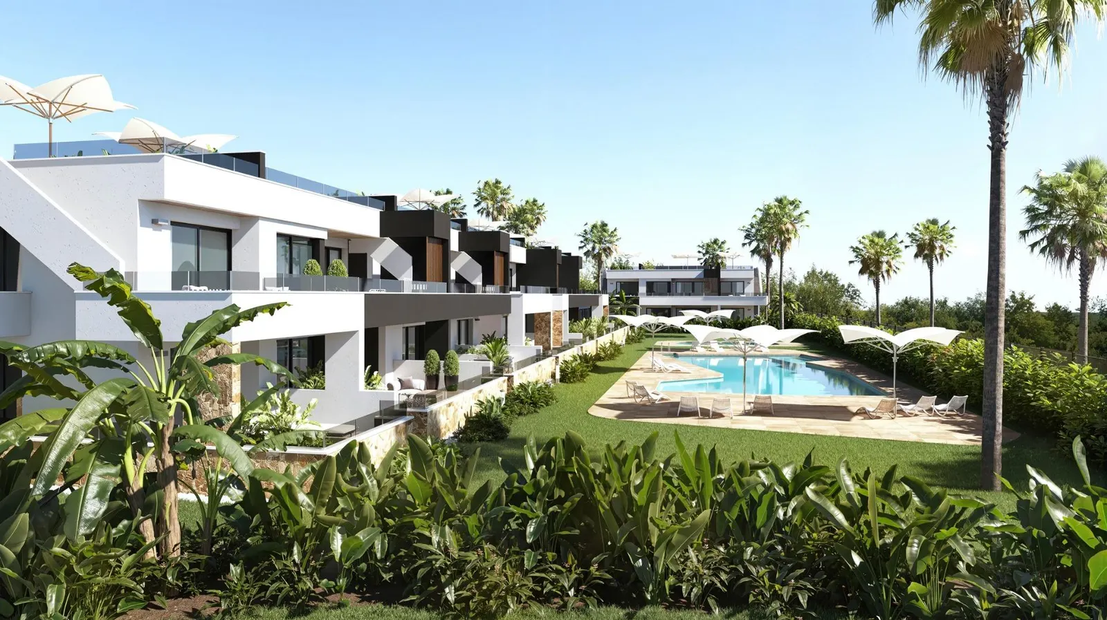 New Build Bungalows for Sale in Lo Marabu, Ciudad Quesada, Costa Blanca South — 1
