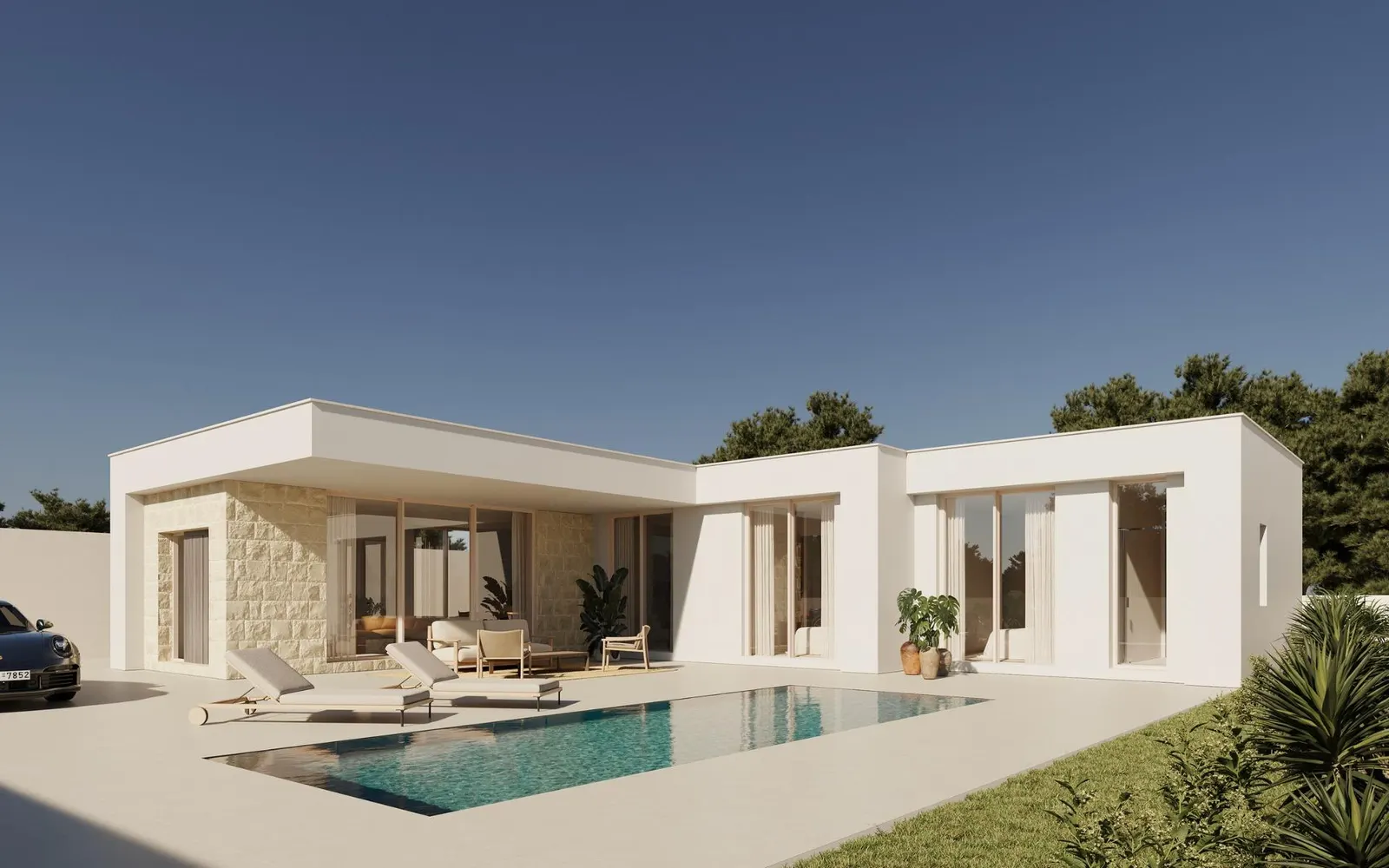 New Build Contemporary Villas in Polop Hills with Private Pool — 1
