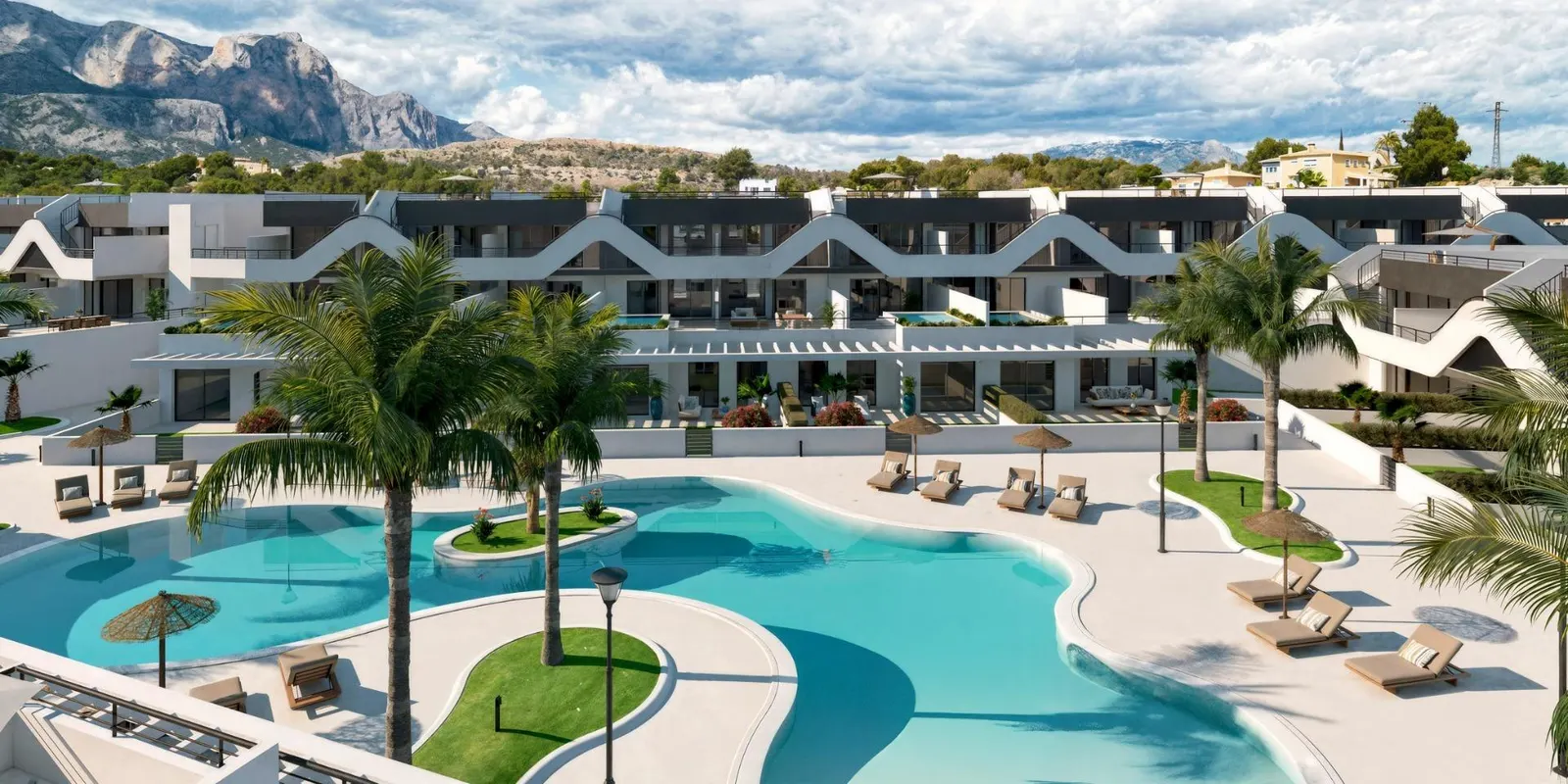 New Build Apartments with Open Views in Alfaz del Pi — 2