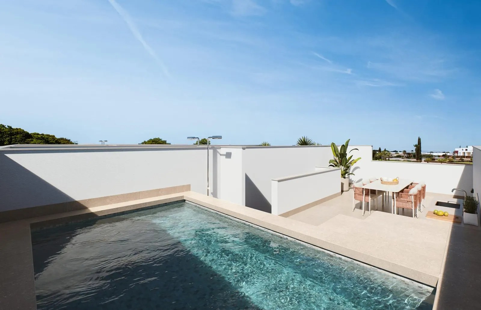 Contemporary-style townhouses with private swimming pools — 2