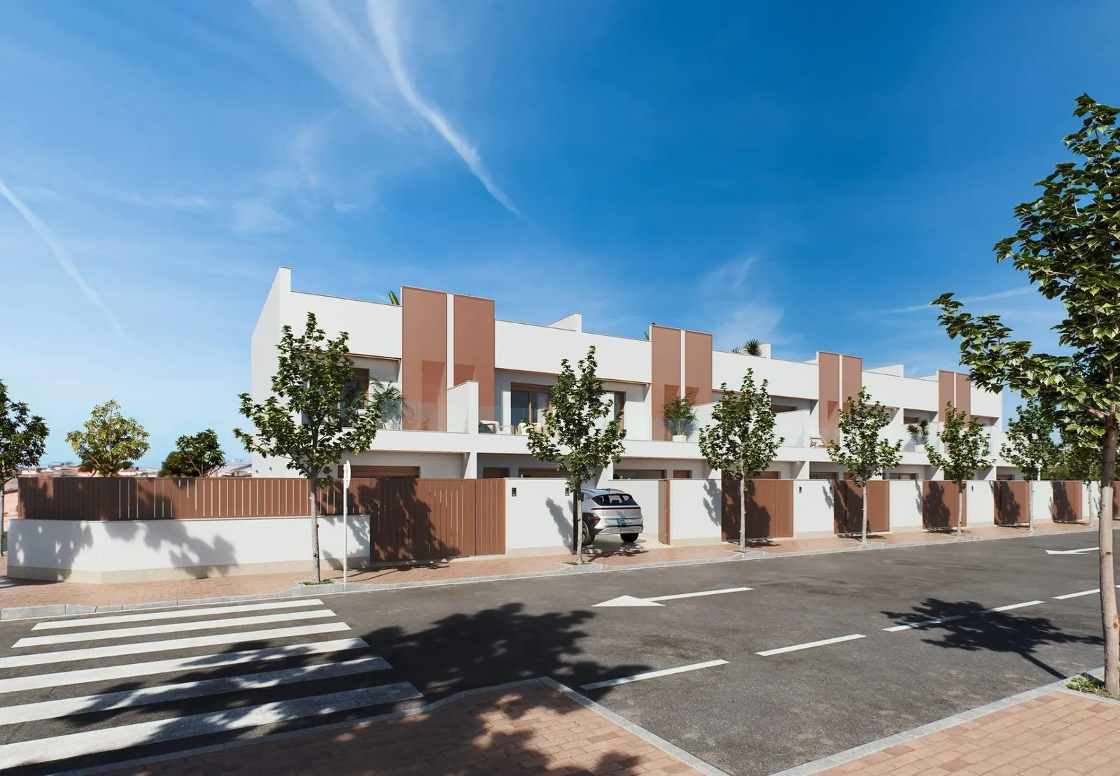 Contemporary-style townhouses with private swimming pools — 4