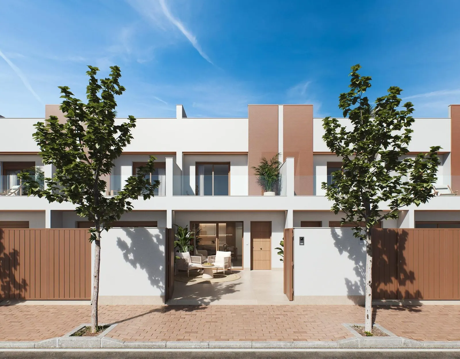 Contemporary-style townhouses with private swimming pools — 5