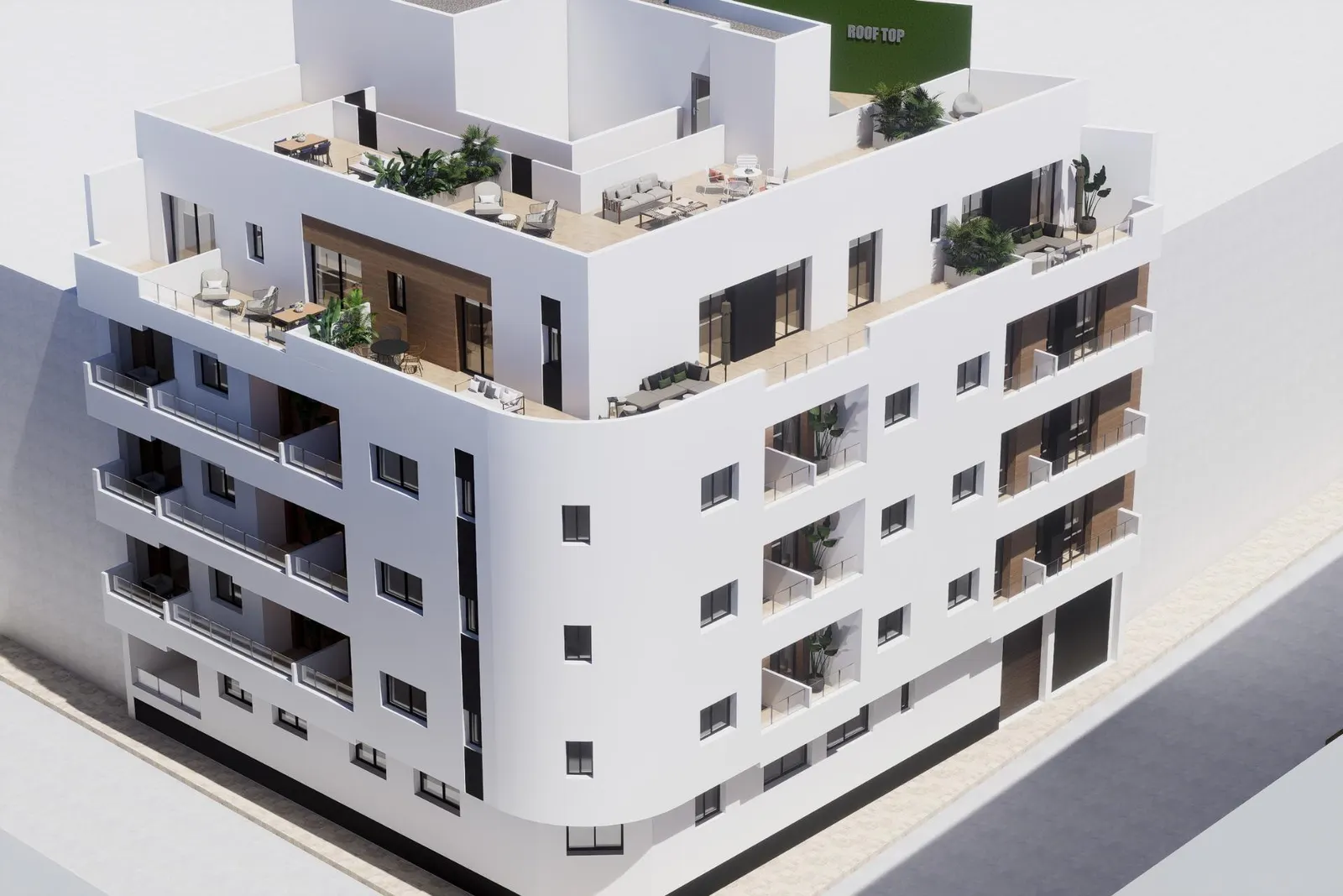 New Build Apartments in the Centre of Torrevieja Near Playa del Cura — 2
