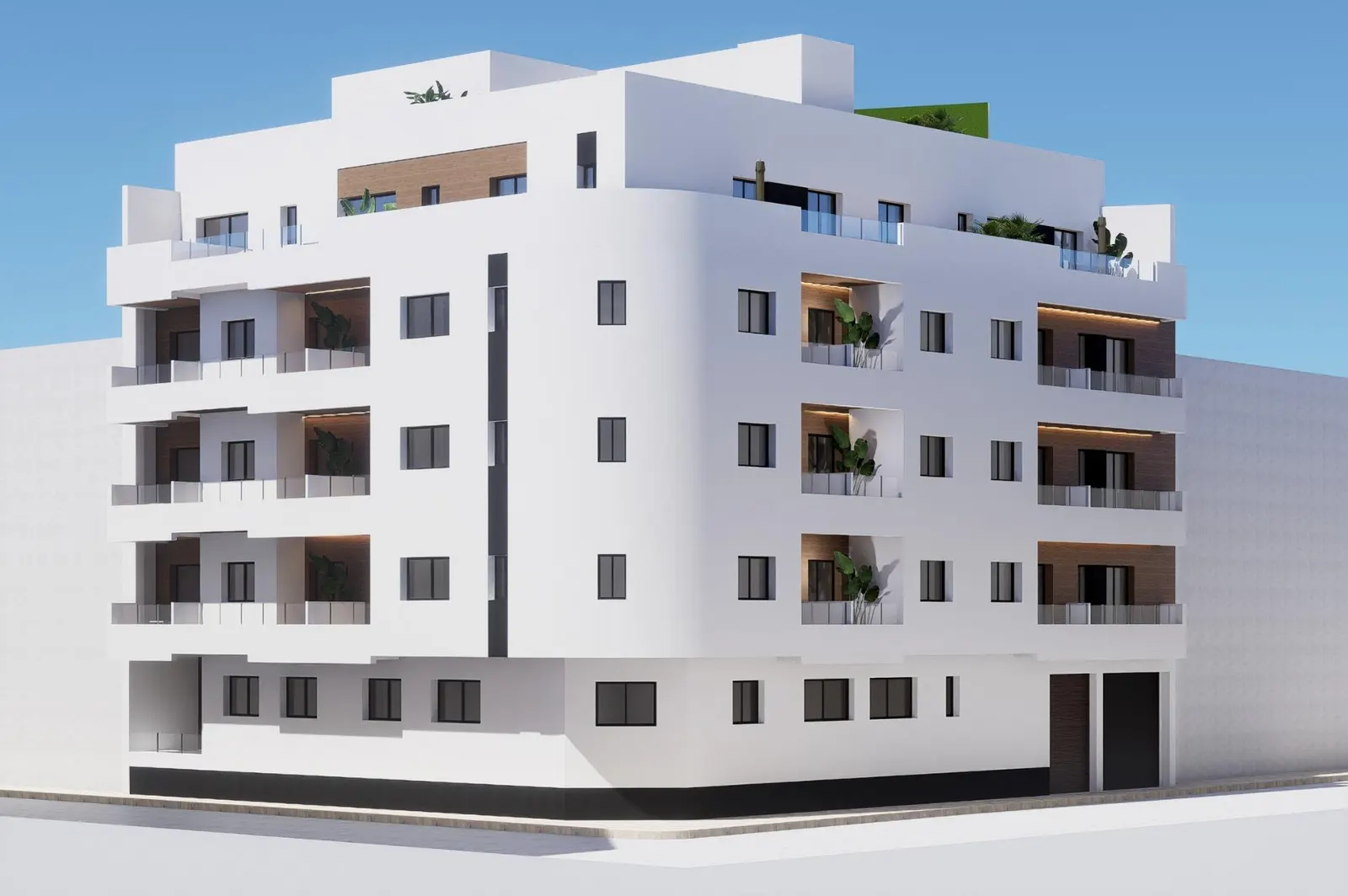 New Build Apartments in the Centre of Torrevieja Near Playa del Cura — 1