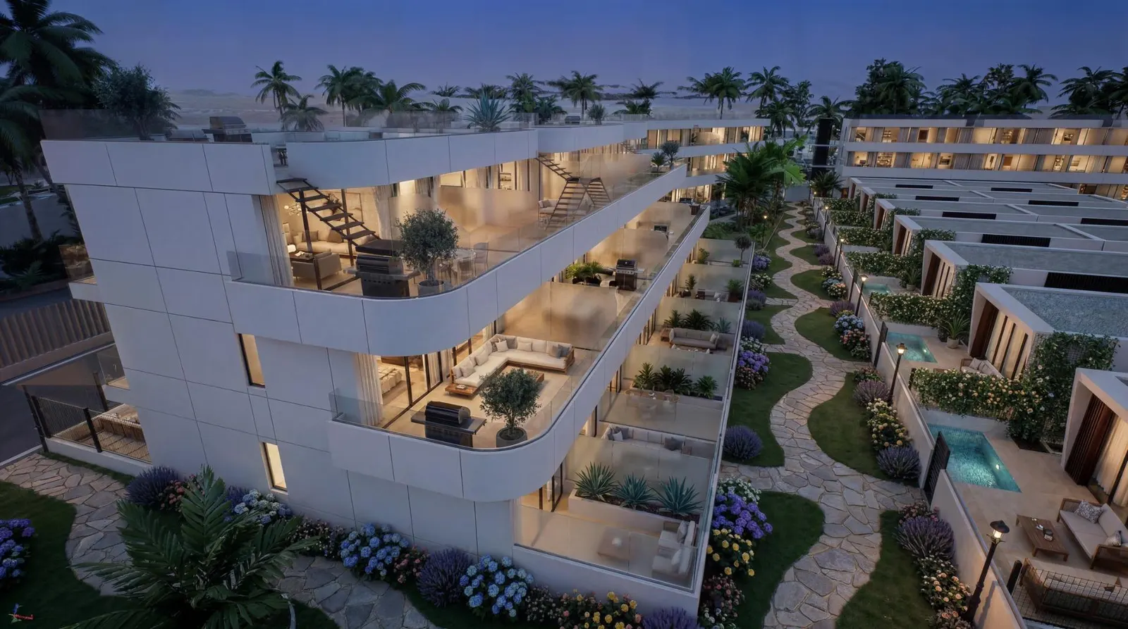 Luxury Tourist Apartments and Villas with Private Beach in First Line of Vera Playa-Almería — 4