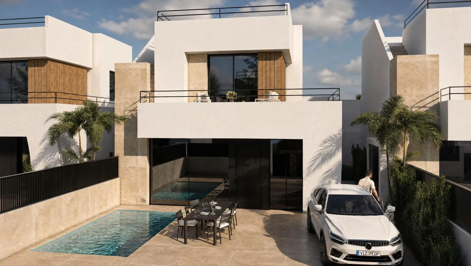 New-build villas at Condado de Alhama Golf Resort, Murcia — 1