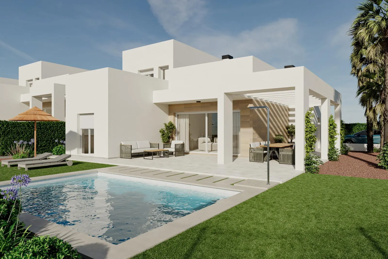 Contemporary New Build Villas with Private Pool in La Finca Golf Resort, Algorfa — 1