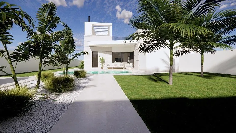 New Build Villas with private pool and solarium in San Luis, Torrevieja — 3