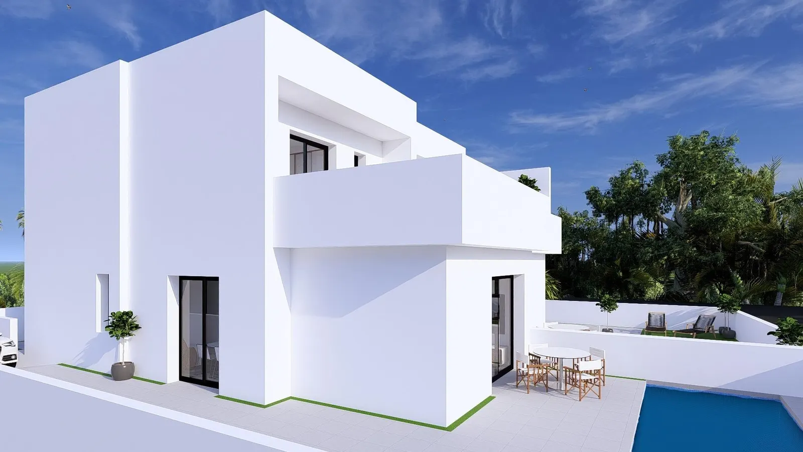 New-build semi-detached villas with private swimming pools in Daya Nueva, Costa Blanca — 4