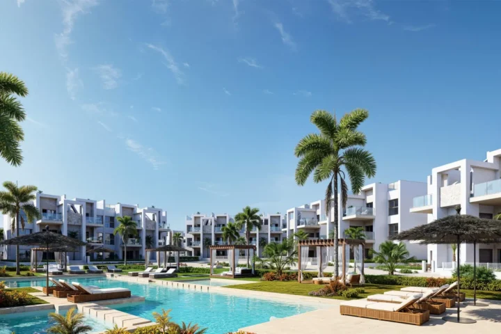 New Build Resort Apartments at La Serena Golf-Los Alcazares Near the Beach